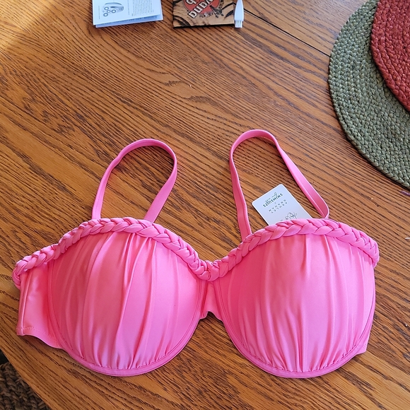 NWT  Ashley Graham swimsuit top - Picture 3 of 7